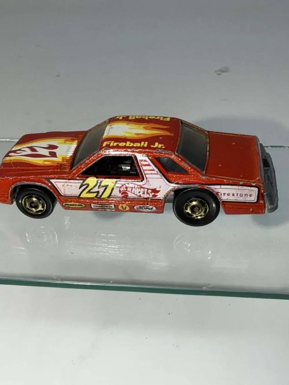 Vintage 1981 Hot Wheels Frontrunnin' Fairmont Fireball Jr #27 Red Diecast Toy Ca